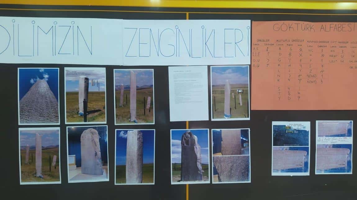 DİLİMİZİN ZENGİNLİKLERİ PROJESİ EKİM AYI ETKİNLİKLERİNİ GERÇEKLEŞTİRDİK